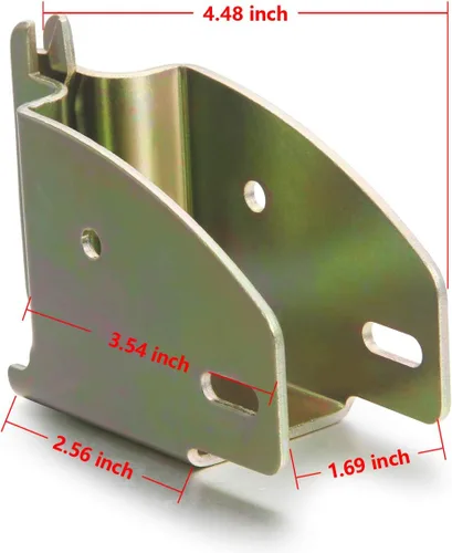 Vista 2 de LCGP 10 paquetes de accesorios de enchufe de viga de madera E, soportes de viga de madera, accesorios de riel E, soporte de madera de almacenamiento