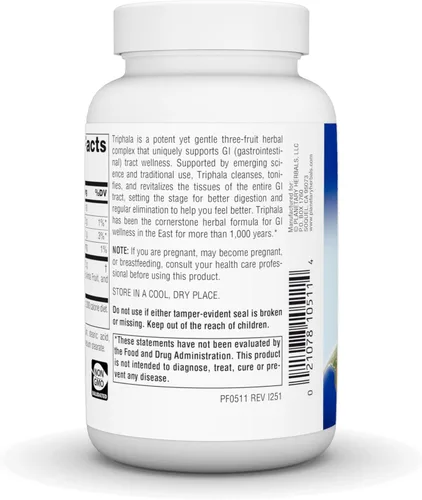 Vista 4 de Planetary Herbals Triphala Gold 1000mg Extra Strength Ayurvedic - 120 Tabletas