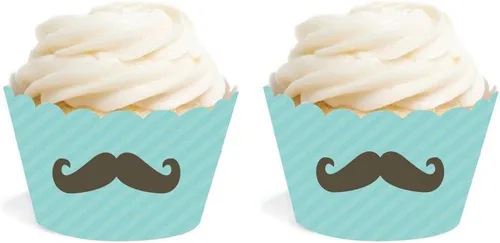 Vista 23 de Andaz Press Kit personalizado de cumpleaños y baby shower, decoración de cupcakes de bricolaje, abejorro de abeja de miel, doble cara, paquete