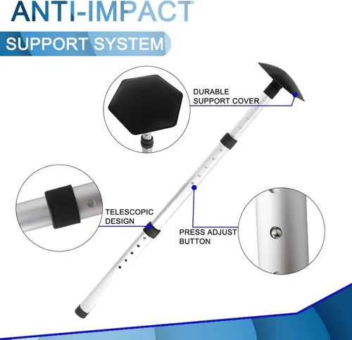 Vista 2 de Bolsas de viaje de golf para aerolíneas con ruedas, bolsa de golf de 900D Oxford resistente al desgaste de material suave con palo de apoyo
