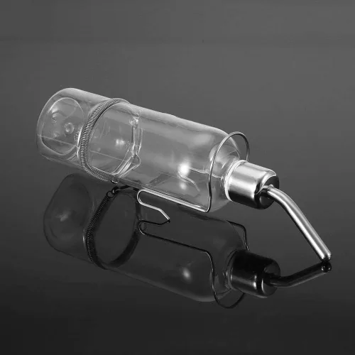 Vista 7 de Comedero de agua de loro, sin goteo, botella de agua para animales pequeños, botella de agua colgante para pájaros, animales pequeños, hámster