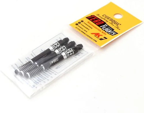 Vista 2 de CUESOUL TERO AK7 - Ejes de dardos de aluminio S/M/L con resorte integrado telescópico para dardos de punta de acero y dardos de punta suave, juego