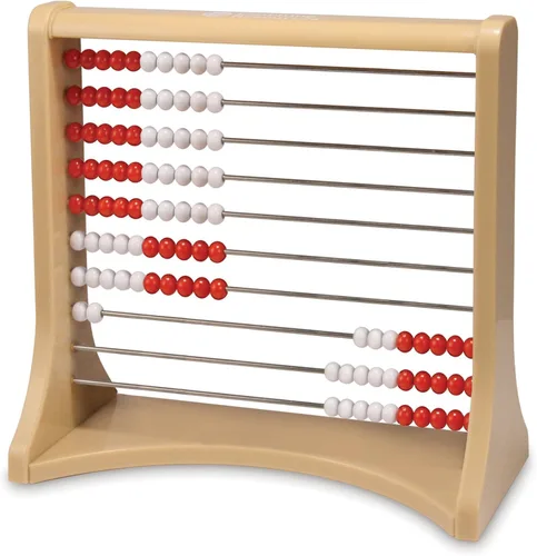 Vista 3 de Learning Resources Marco de conteo Rekenrek de 10 filas, ábaco para niños, juguete de conteo para niños, matemáticas, escuela en casa, a partir de 5