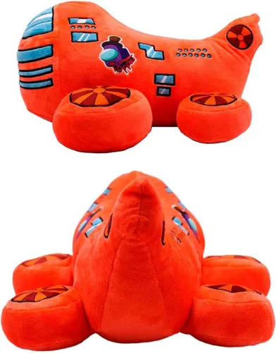 Vista 3 de Among Us Mega - Dirigible de peluche de 12 pulgadas, con licencia oficial para niños y coleccionistas