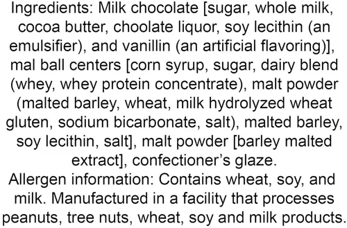 Vista 2 de Arndts Fudgery Premium Milk Chocolate Triple Dipped Malt Balls, 3 Pound Bulk Bag