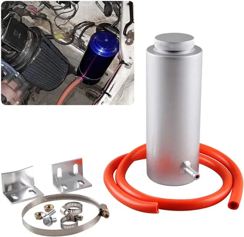 Vista 9 de RYANSTAR Tanque Universal de Refrigerante para Radiador de Automóvil 800ml (27.1 fl oz) Tanque de Expansión de Refrigerante Tanque de Captura