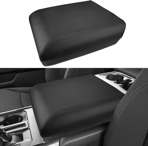 Vista 17 de INTGET Cubierta de Consola Central para Ford F150 2025 2026, Accesorios Interior 2021 2022 2023 2024 Coche Reposabrazos Central Tapa Cubierta