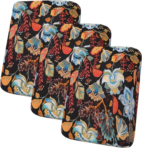 Vista 106 de hyha Fundas de cojín de sofá estampadas, fundas de sofá florales lavables para sofás con 2 cojines, fundas de cojín de patrón elástico para muebles