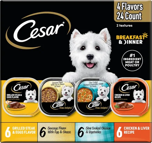 Vista 15 de Cesar - Comida para perro, 36 unidades y 60 unidades, paquete variado