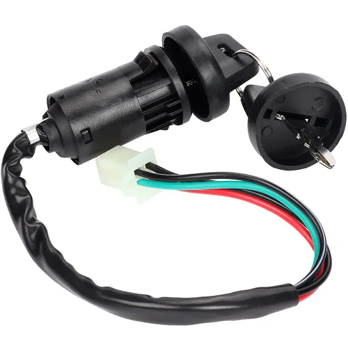 Vista 5 de Interruptor de llave de encendido con tapa para scooter eléctrico, moto de 50 cc 70 cc 90 cc 110 cc 125 cc 150 cc 200 cc 250 cc TaoTao SUNL ATV