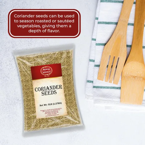 Vista 7 de Spicy World Semillas de cilantro de 5 libras a granel - Pure Indian Spice