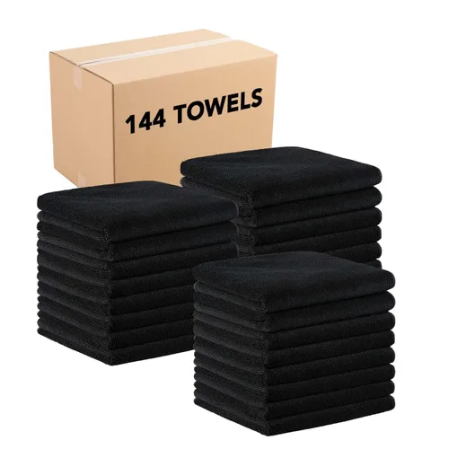 Vista 12 de Arkwright - Toallas de salón a prueba de blanqueador, microfibra ultrasuave, suave, altamente absorbente y de secado rápido, toalla facial de spa