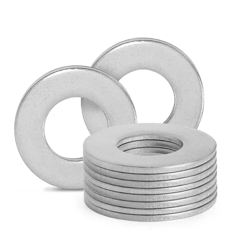 Vista 33 de Arandelas planas de acero inoxidable M2 - Diámetro exterior de 5mm, arandelas de acero inoxidable 304 (18-8) arandelas metálicas para tornillos