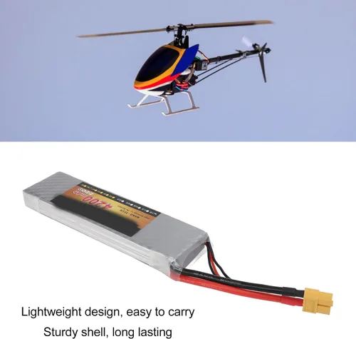 Vista 7 de RiToEasysports Potente 7.4V 2S 4200mAh 55C Lipo Batería con XT60 Plug Alta Capacidad para RC Coche Avión Helicóptero Drone