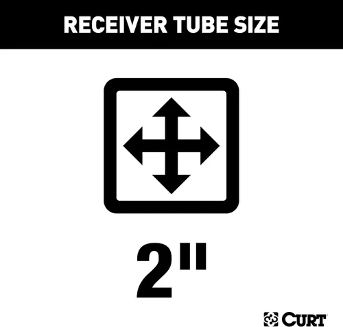 Vista 2 de CURT 13411 Class 3 Trailer Hitch, 2-Inch Receiver, 7,000 lbs WD, Fits Select Mercedes-Benz ML350, GLE350, GLE43 AMG
