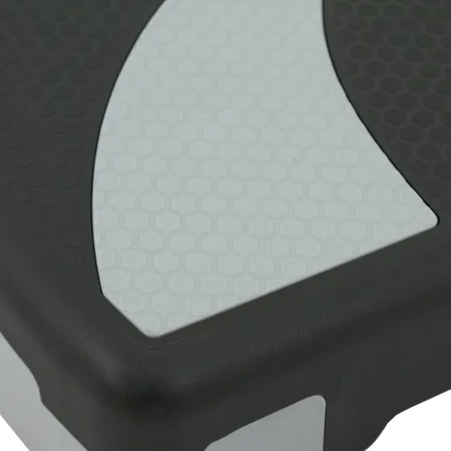 Vista 8 de HomGarden Escalón aeróbico ajustable de 30 pulgadas, paso a paso de 4 a 6 a 8 pulgadas en plataforma de entrenamiento y ejercicio con elevadores