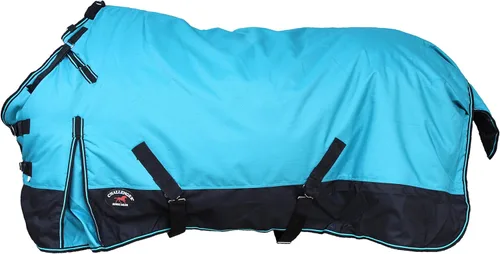 Vista 7 de CHALLENGER 70 "1200D Caballo Partido Impermeable Pesado Invierno Manta Negro 551G