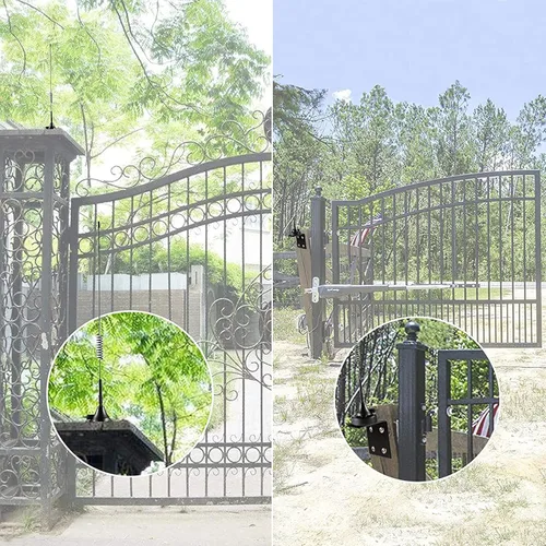 Vista 4 de Abridor de puerta de garaje inteligente Antena receptora de base magnética de largo alcance extendido con conector macho F para receptores de radio