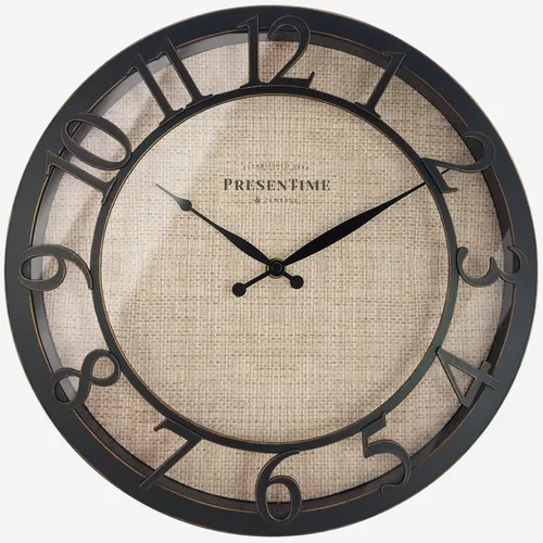 Vista 17 de Presentime & Co - Reloj de pared serie Farmhouse de 10 pulgadas, estilo Shiplap, silencioso, sin ticks, número arábigo 3D elevado, acabado verde
