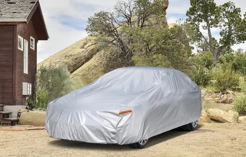 Vista 7 de Kayme Funda para Automóvil Impermeable para Todo Clima para Automóviles, Ajuste Universal para Sedán/Deportivos/Cupé Compatible con Mazda Miata MX5