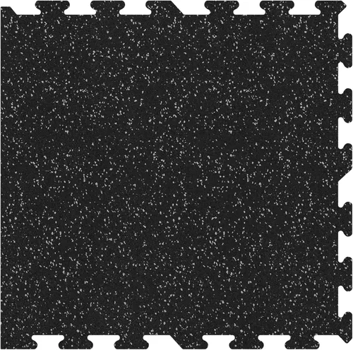 Vista 13 de Baldosa de goma IncStores robusta de 8mm, (baldosas de 58x58cm/kit de piezas para el suelo) tatami de gimnasio de goma entrelazado, para suelos