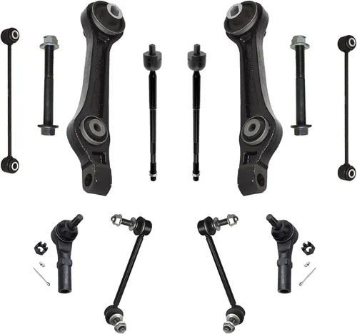 Vista 66 de Detroit Axle - Kit de suspensión delantera de 10 piezas para Ford Freestar Mercury Monterey 04-07, 2 brazos de control inferiores con rótula 4