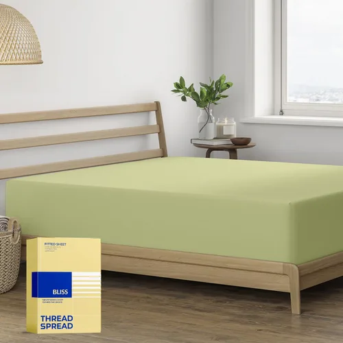 Vista 14 de THREAD SPREAD Paquete de 2 Sábanas Bajeras Twin XL - 100% Algodón Egipcio 600 Hilos Bolsillo Profundo de 16 Pulgadas Sábana Bajera Blanca Twin XL