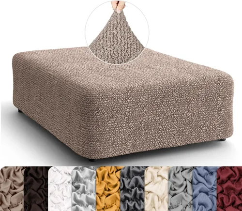 Vista 36 de PAULATO BY GA.I.CO. Funda para Otomana Pequeña Funda para Taburete Funda para Puf - Funda de Tela de Poliéster Suave - Protector de Muebles Elástico