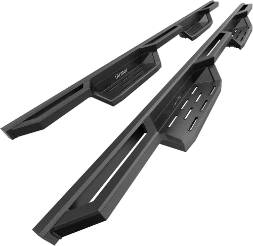 Vista 8 de HD Ridez Armadura híbrida de acero compatible con Chevy Silverado GMC Sierra 1500 2500 3500 2001-2006 Crew Cab y Classic 07