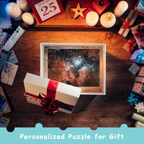 Vista 5 de Skylety 6 juegos de rompecabezas blancos de sublimación, rompecabezas en blanco, rompecabezas de bricolaje para transferencia de sublimación