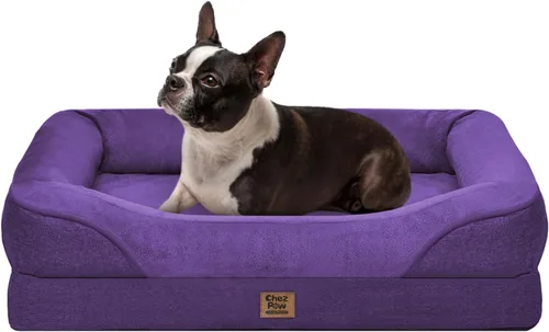 Vista 39 de Cama ortopédica lavable para perros grandes, cama ortopédica extraíble para perros XL con refuerzo, camas extra grandes para perros con funda