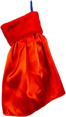 Vista 4 de Superman - Calcetín de Navidad con capa, calcetín navideño personalizado o no personalizado de DC Comics Decoración de Navidad de superhéroes