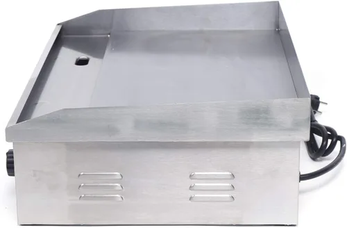 Vista 8 de Plancha eléctrica comercial de 110 V 3000 W para encimera eléctrica de acero inoxidable con control de temperatura ajustable encimera plana parrilla