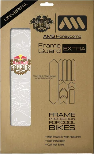 Vista 57 de All Mountain Style - Protector de marco de bicicleta extra - Ajuste universal, juego de 10 piezas para tubo descendente, vaina de cadena, desgaste