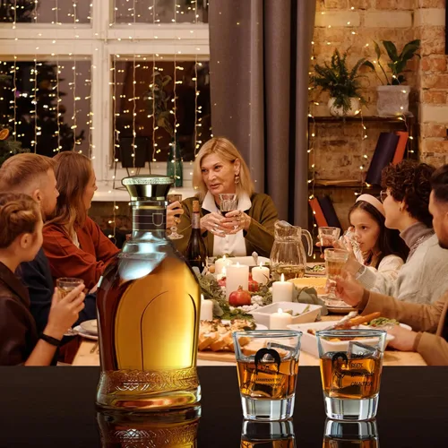 Vista 6 de Juego de 3 vasos de chupito para productos de oficina, vasos de chupito transparentes de 1.5 onzas con base pesada, regalos divertidos para hombres