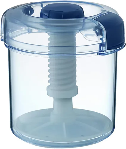 Vista 14 de Tsukemono - Contenedor redondo para hacer pepinillos instantáneos, fabricado en Japón, sin BPA (azul 0.8 L)