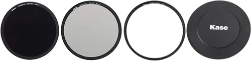 Kase Wolverine - Kit de filtro magnético de vidrio óptico templado a prueba de golpes de 2.638 in incluye CPL MCUV ND64 magnético y tapa de lente y