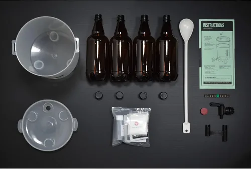 Vista 3 de BrewDemon Kit de fabricación de refrescos extra con botellas y más, es como tener una fábrica de refrescos en tu cocina, incluye (2) recetas