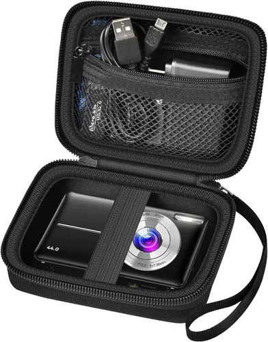 Funda para cámara digital compatible con VAHOIALD FHD 1080P/ para CAMKORY Digital Point and Shoot/para KODAK PIXPRO FZ45-BK 16MP Vlogging/para