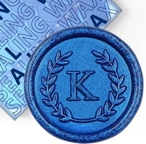 Vista 98 de 50 calcomanías adhesivas de cera con letra S, hechas a mano, sin necesidad de sellar, rasgar y usar calcomanías de cera para invitaciones de boda