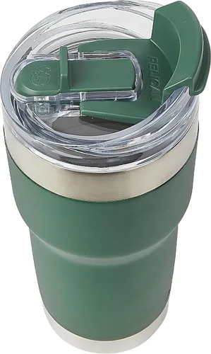 Vista 8 de Pelican Hydration Pelican Traveler™ - Vaso aislado al vacío de 22 onzas, de acero inoxidable, doble pared, con tapa doble, taza de café aislada