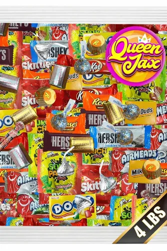 Vista 10 de Paquete variado de chocolates y dulces, 2 libras, surtido de dulces de chocolate a granel, bolsa de caramelos a granel CandyMix, caramelos