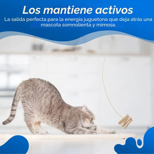 Vista 6 de Cat Dancer Products 101 - Juguete interactivo para gatos, color marrón