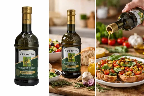 Vista 4 de Colavita, Aceite de oliva virgen extra, 25.5 fl oz