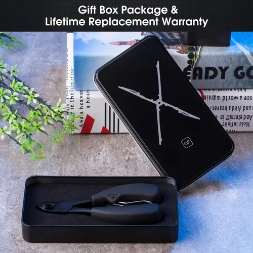 Vista 7 de Cortaúñas para uñas gruesas y encarnadas, tijeras de uñas de precisión de alta resistencia, herramienta de aseo de hoja curvada súper afilada opove