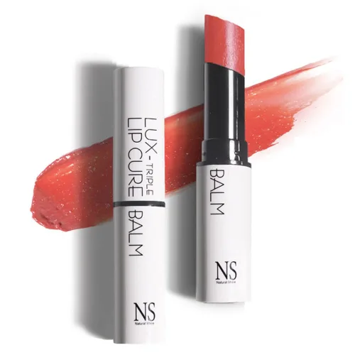 Vista 11 de Lux Triple Lip Cure Glossy Balm ATHENA (Red Orange) (0.17 oz) 4 millones de unidades vendidas en Corea, bálsamo labial coreano teñido natural, libre