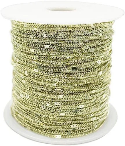 Vista 12 de Cadenas de collar bañadas en bronce antiguo de 0.069 pulgadas de longitud/lote, cadenas de eslabones a granel de latón para bricolaje hechos a mano