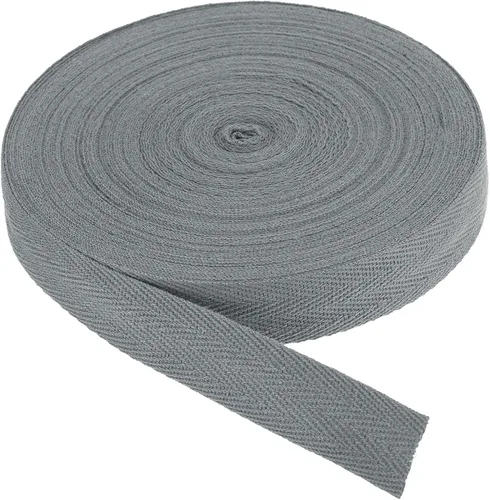 Vista 59 de PATIKIL Cinta de sarga de algodón de 1 pulgada, 50 yardas, cinta de algodón, cinta de encuadernación al bies, cinta de espiga para costura, Verde