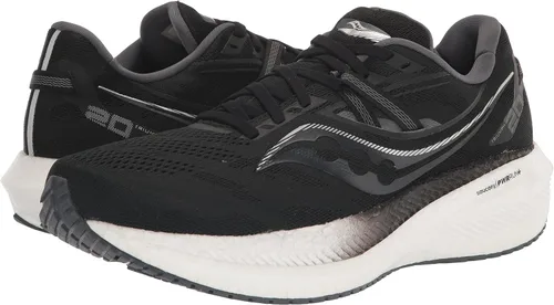 Vista 7 de Saucony Triumph 20 - Tenis de correr para mujer NegroBlanco