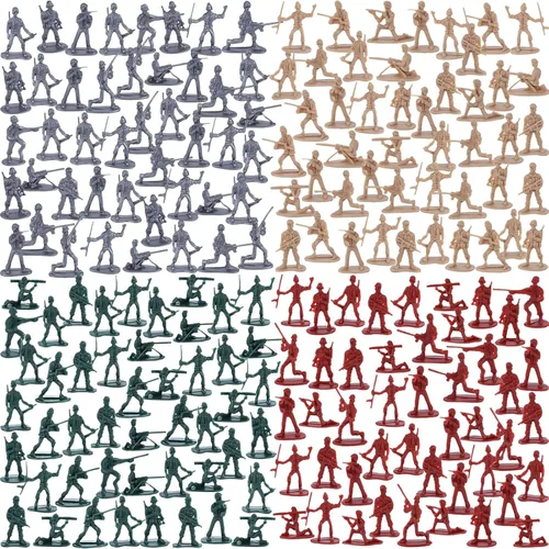 AMOR PRESENT Juego de 120 piezas militares para hombres del ejército, juego de soldado militar, figuras de acción del ejército, con vehículos,